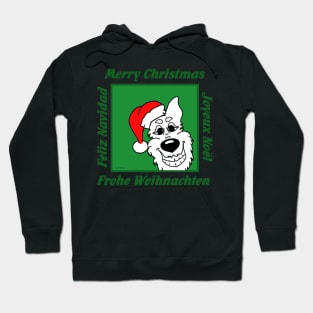 White German Shepherd Christmas Hoodie